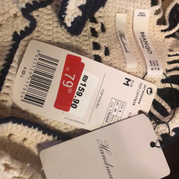 Handmade knitted tank top - Picture 6 of 6